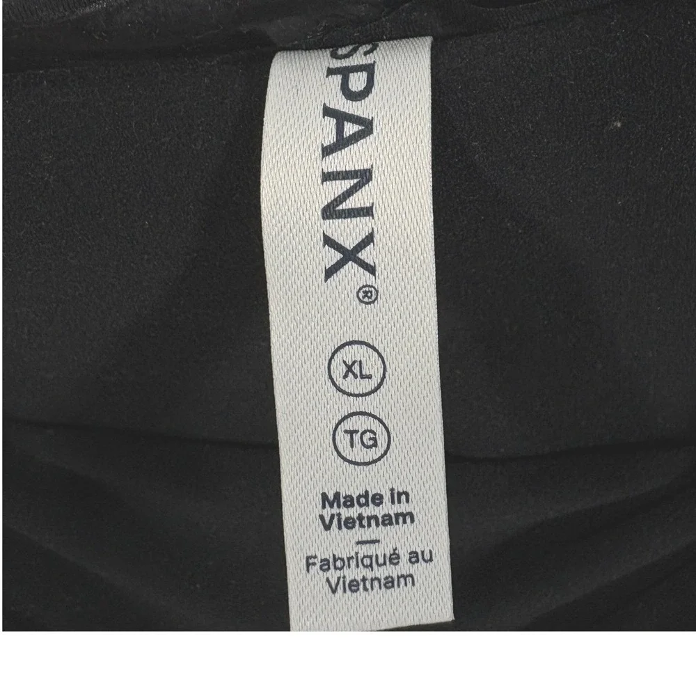 Spanx Sculpt Seamless Power High-Waisted Thong 10418R Very Black XL NWT
